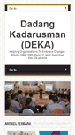 Mobile Screenshot of dadangkadarusman.com